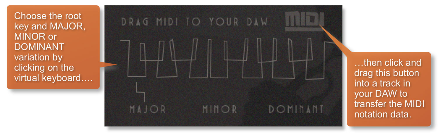 Noir Sections Drag MIDI
