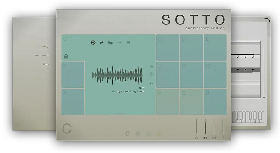 Sonokinetic Sotto GUIs