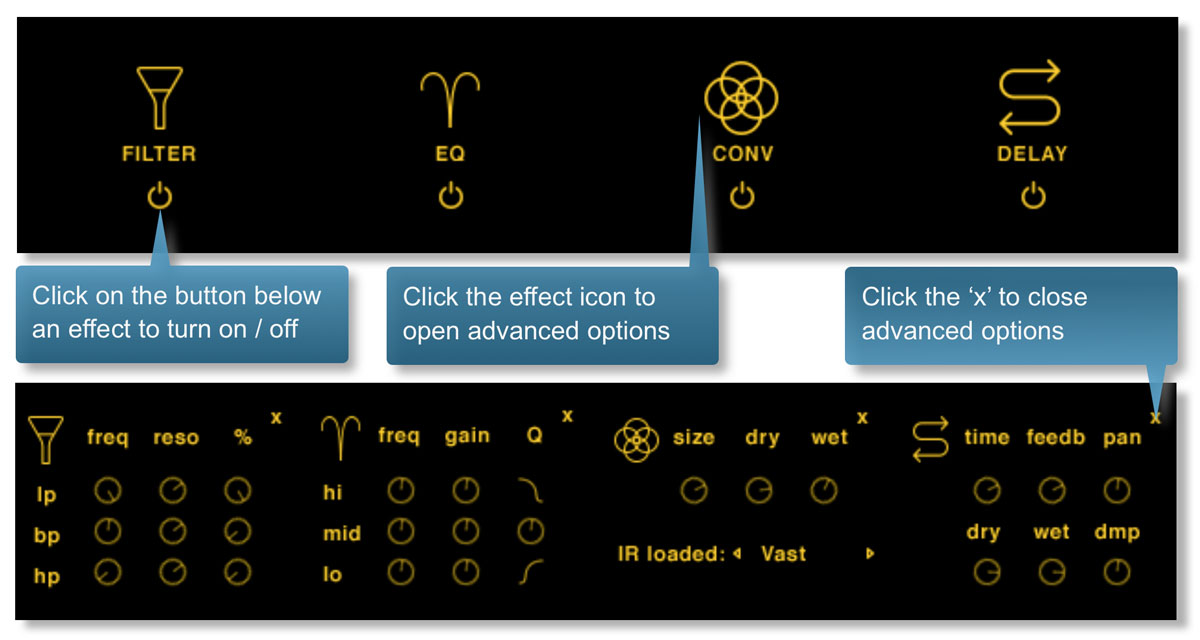 Tutti Vox FX Panel