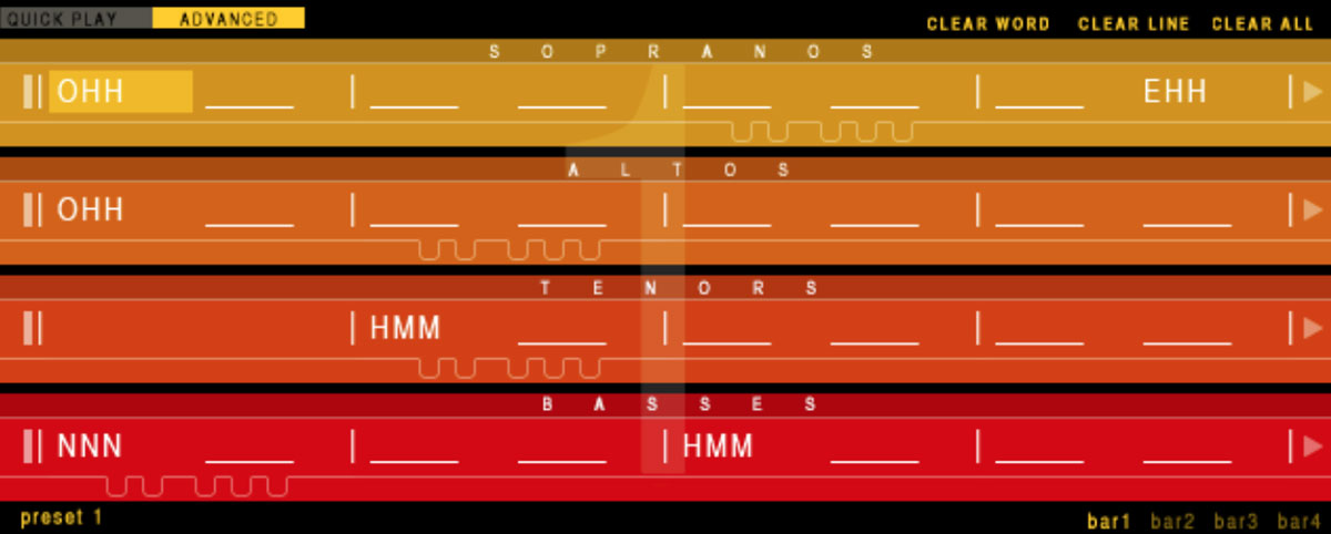 Tutti Vox Lingua Advanced Presets and programming